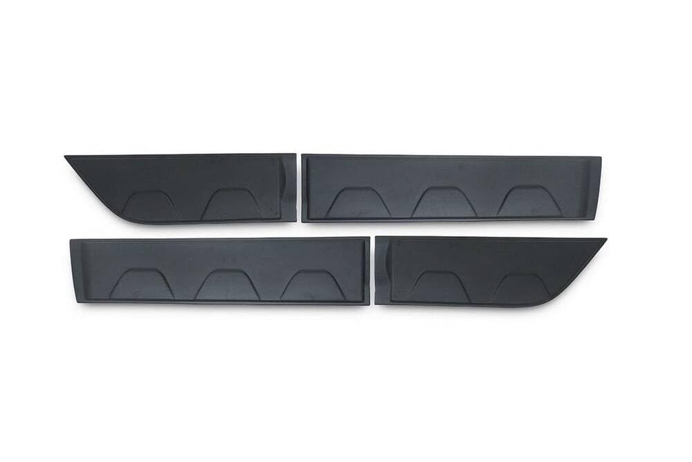 Compatible with Dacia Sandero Side Door Protectors / Body Cladding (2012–2019)