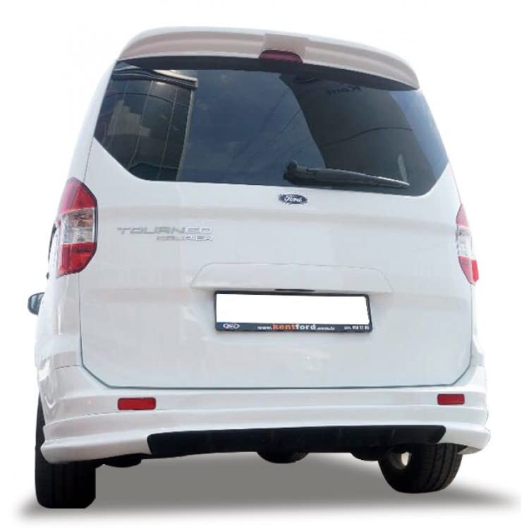 Compatible with Ford Transit Courier Rear Roof Spoiler (2014+) Unpainted