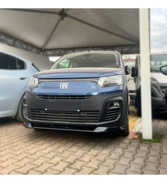 For Fiat Doblo Front Bumper Splitter Spoiler Lip (2024 + & New Shape Only)