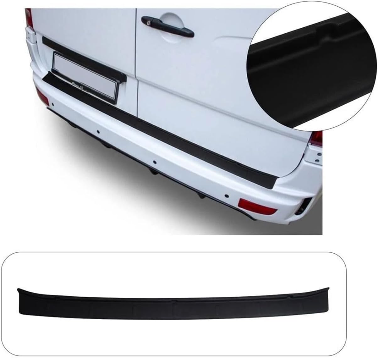 Rear Bumper Protector Full Cover – VW Crafter (2006–2017) & Mercedes Sprinter (2006–2018)