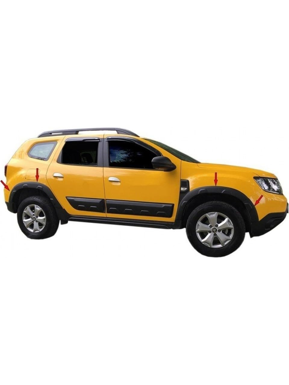 For Dacia Duster MK1 Wheel Arch Trim Fender Flares (2010-2017)