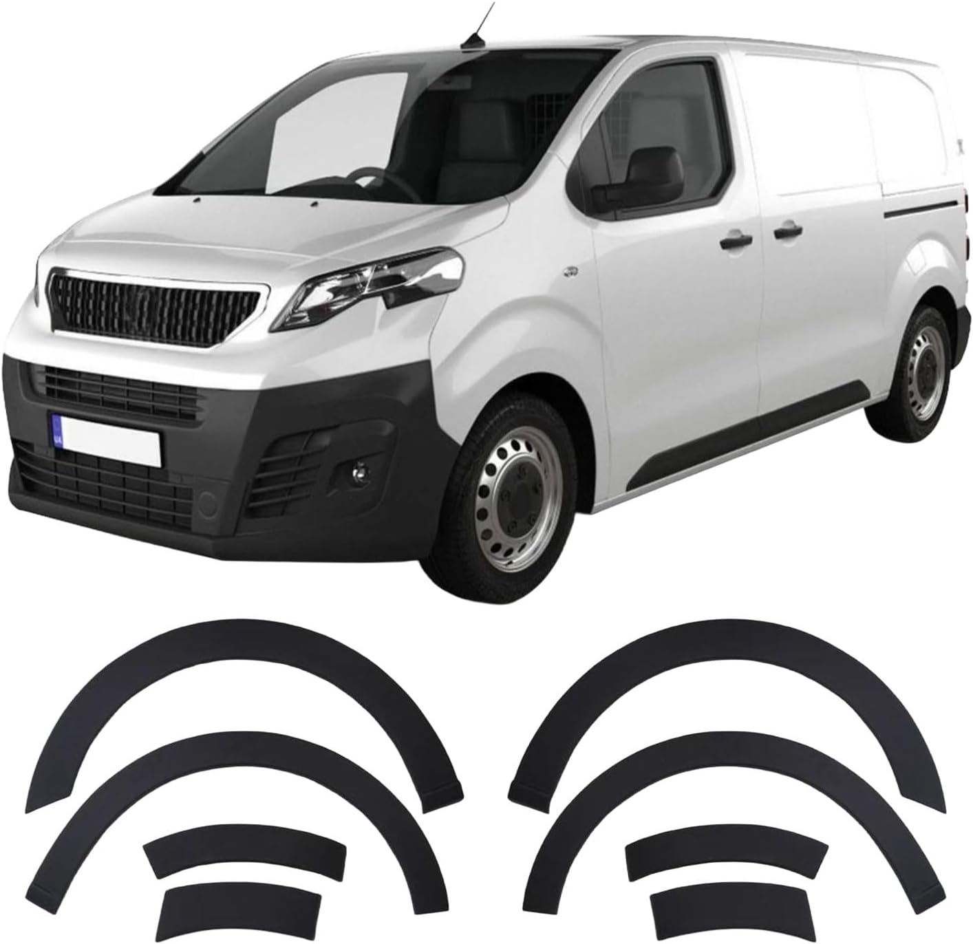 Wheel Arch Fender Flares (8 Pcs) – Toyota Proace (2016+)