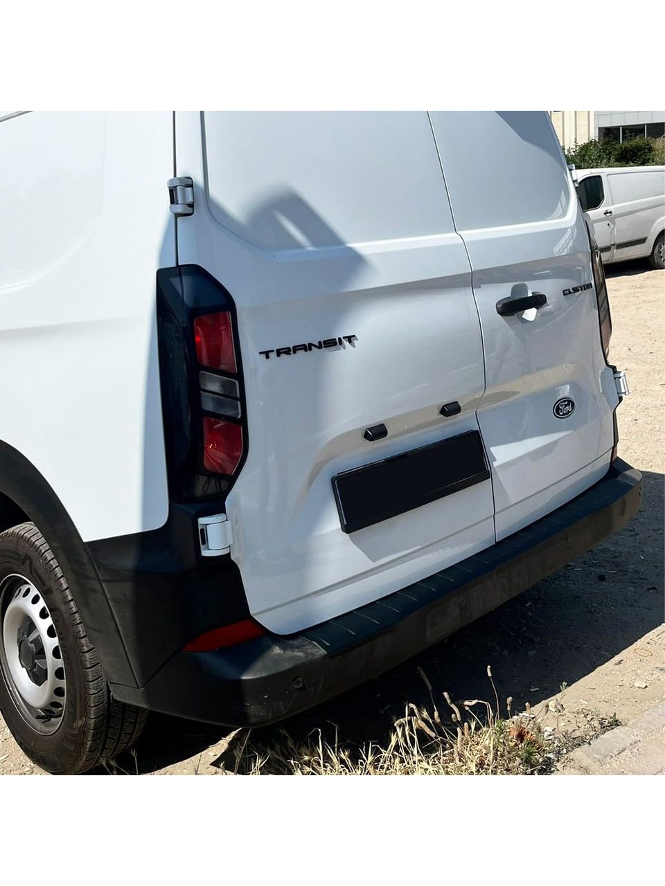 Compatible with Ford Transit Custom Rear Bumper Protector (2023+ New Shape)