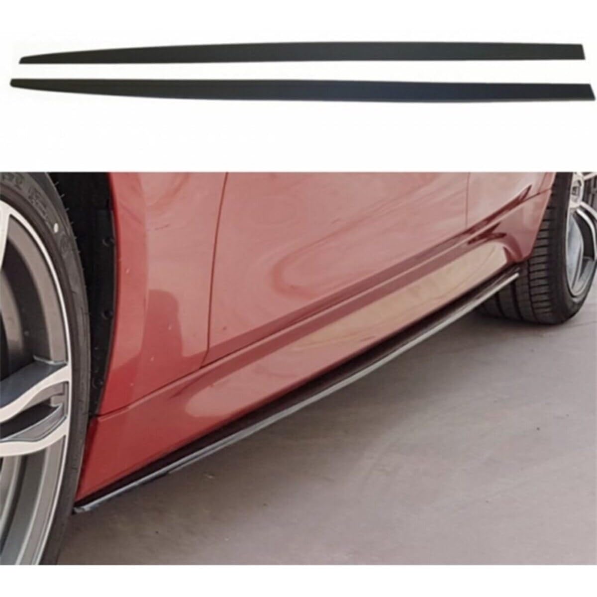 Side Skirt Extension Blades Compatible with BMW 5 Series G30 G31 F90 M5
