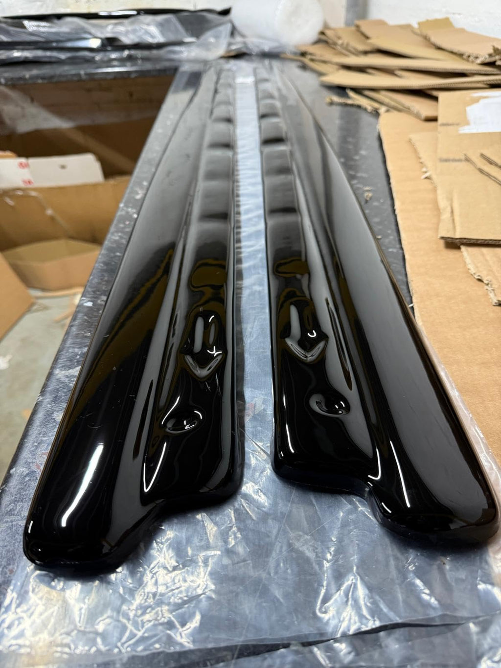Compatible with Cupra Formentor Side Skirt Splitters Gloss Black (2020+)