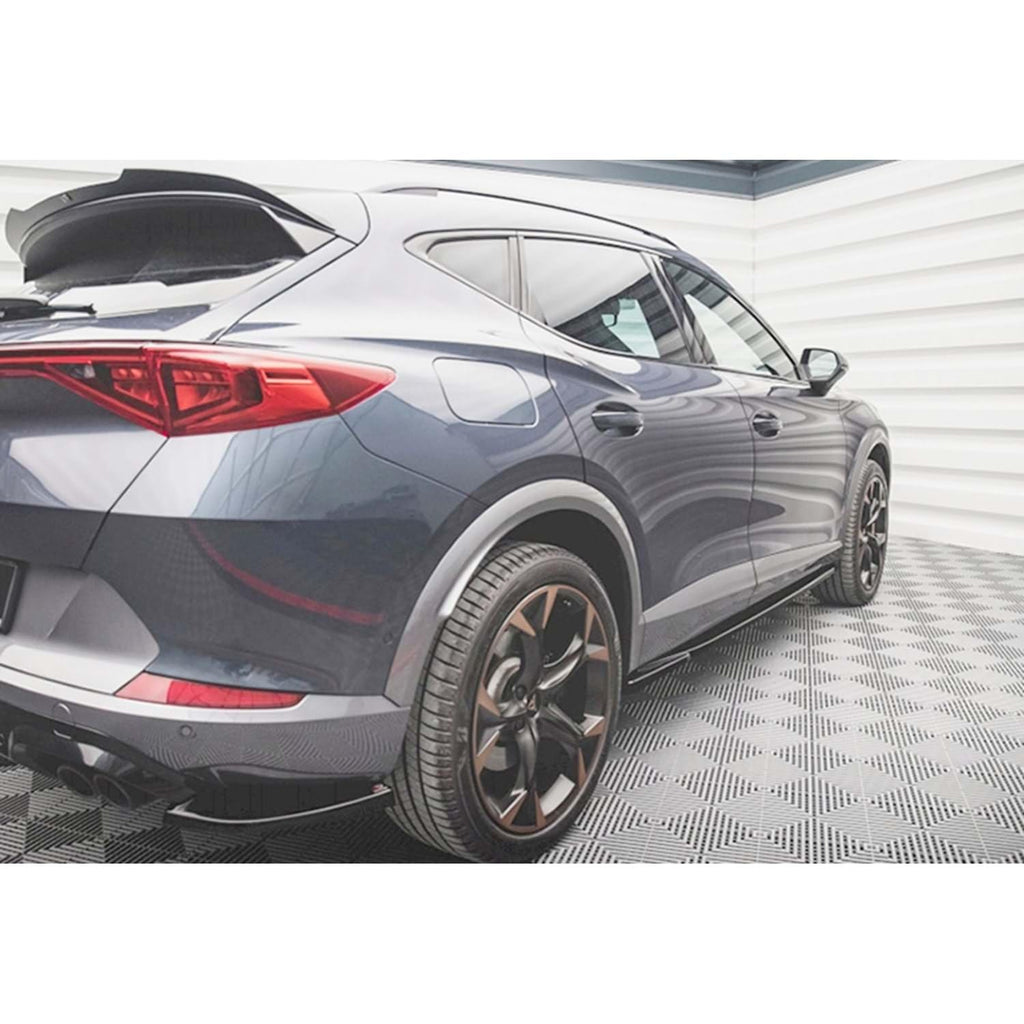 Compatible with Cupra Formentor Side Skirt Splitters Gloss Black (2020+)