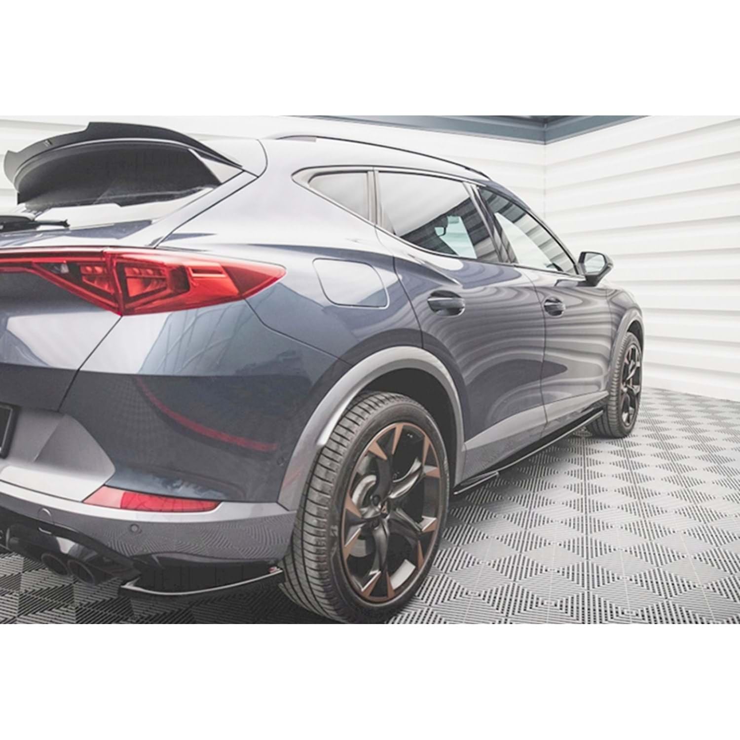 Compatible with Cupra Formentor Side Skirt Splitters Gloss Black (2020+)