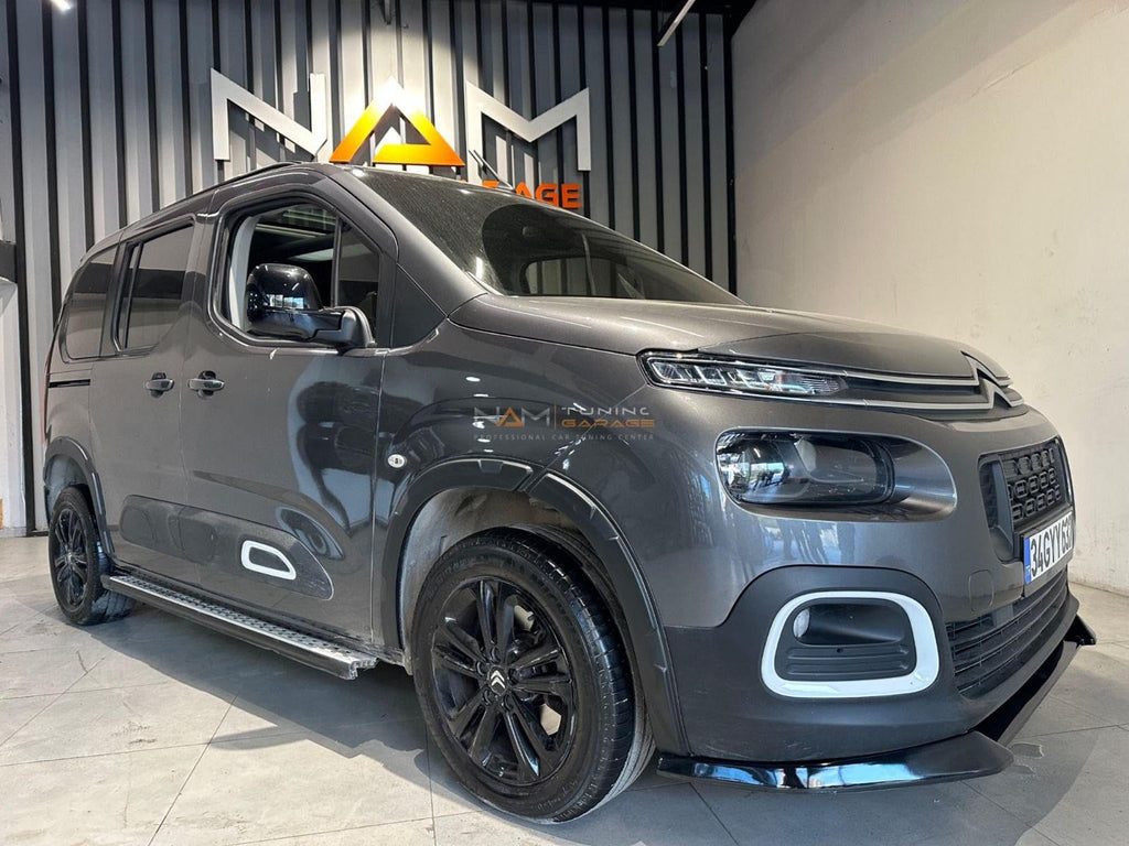 For Citroen Berlingo Front Bumper Splitter Spoiler Lip (2018 Onwards)