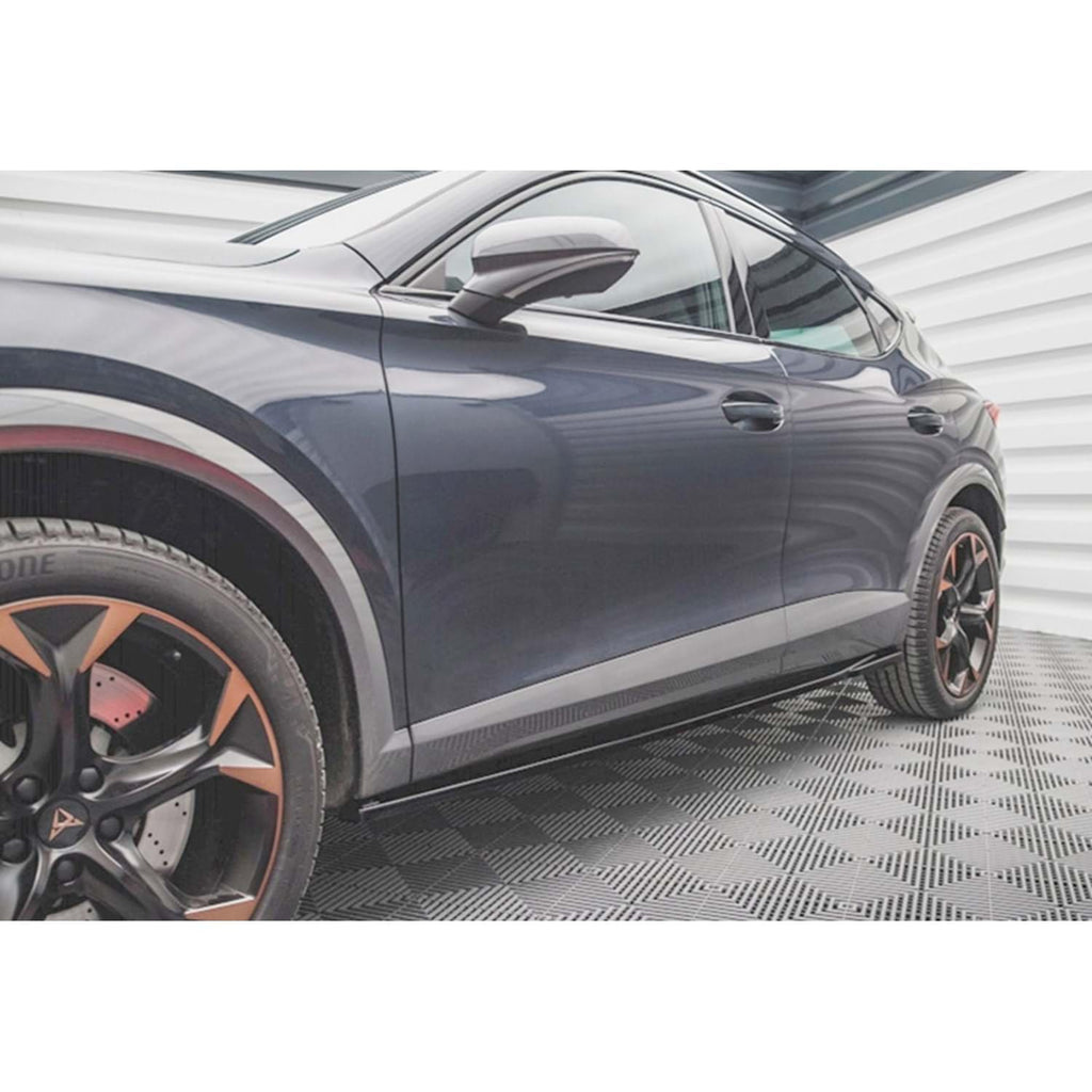 Compatible with Cupra Formentor Side Skirt Splitters Gloss Black (2020+)