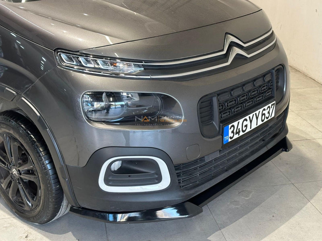 For Citroen Berlingo Front Bumper Splitter Spoiler Lip (2018 Onwards)