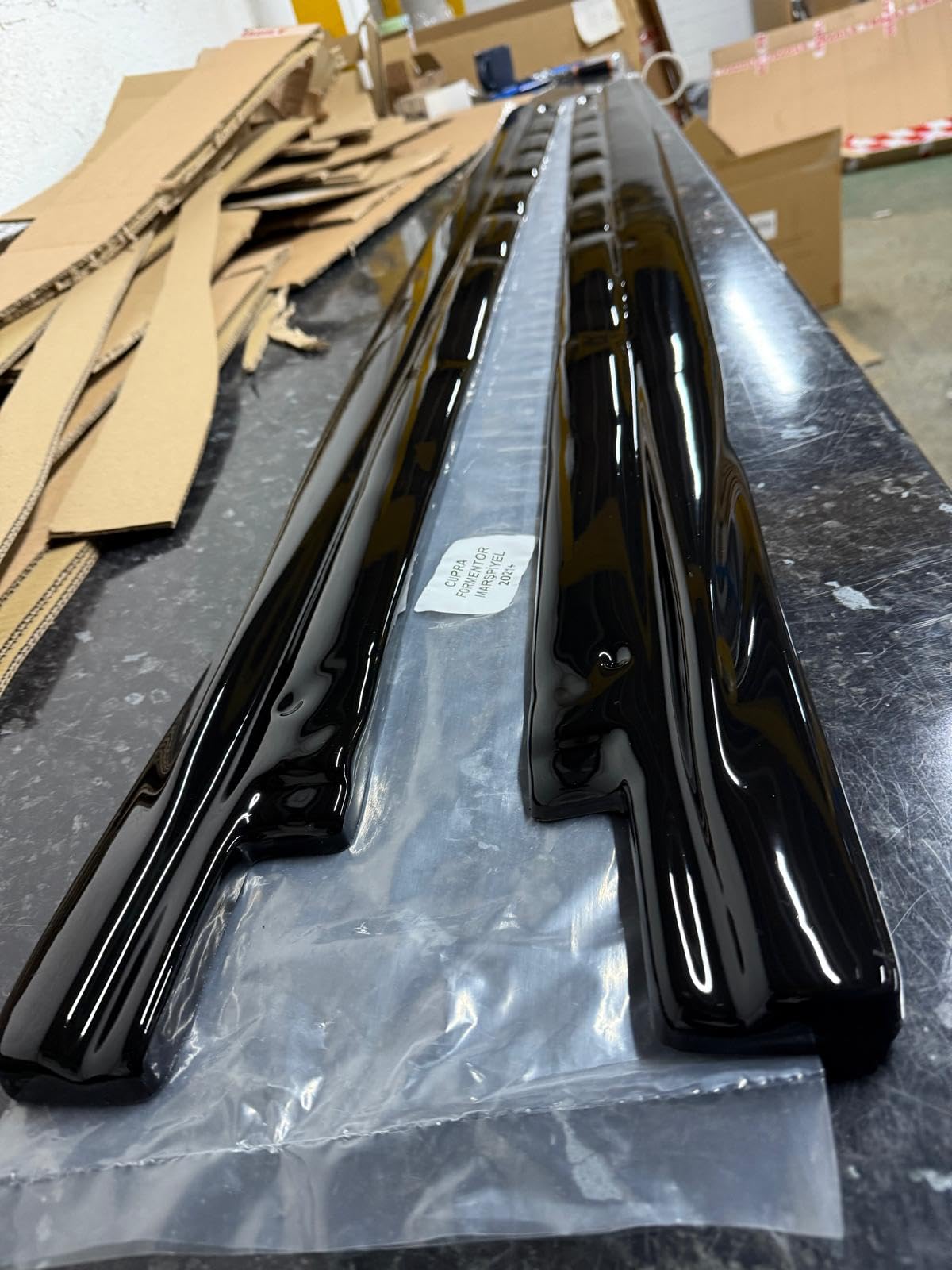 Compatible with Cupra Formentor Side Skirt Splitters Gloss Black (2020+)