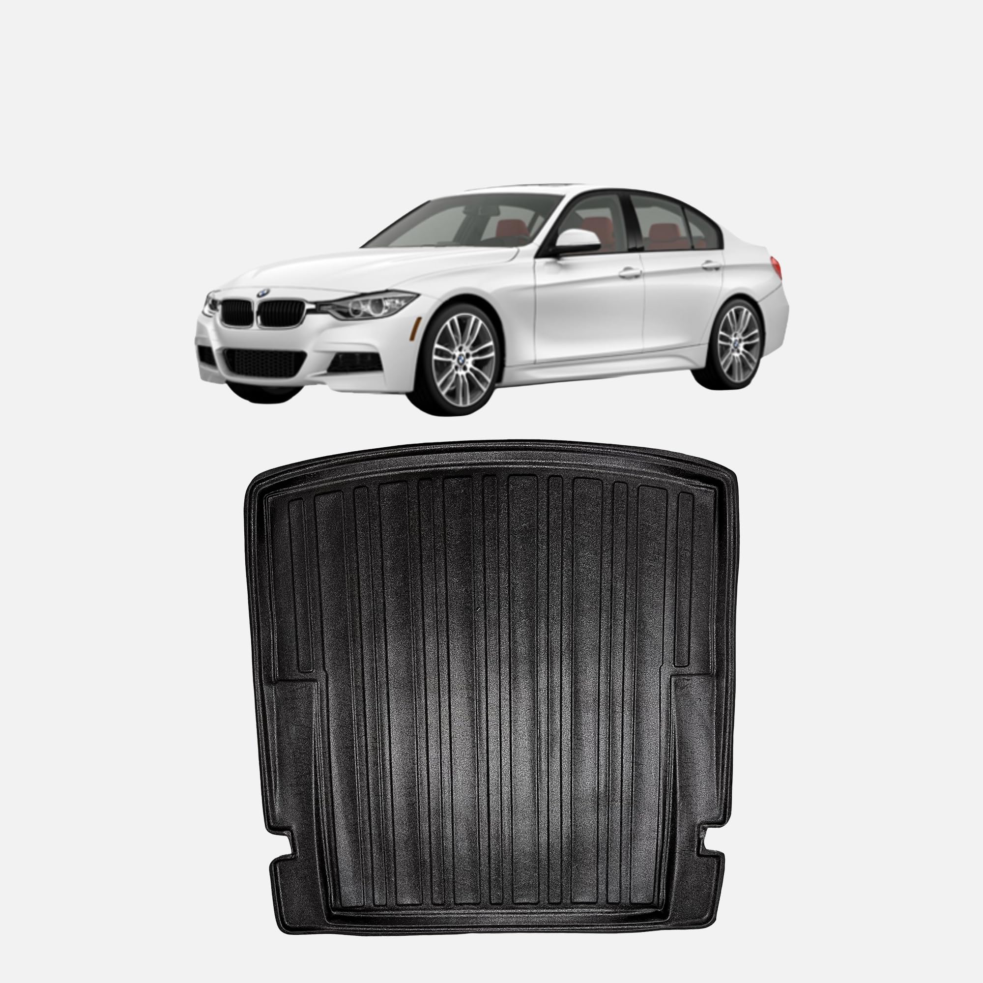 Compatible with BMW 3 Series F30 Boot Liner TPE Rubber Mat (2012-2018)