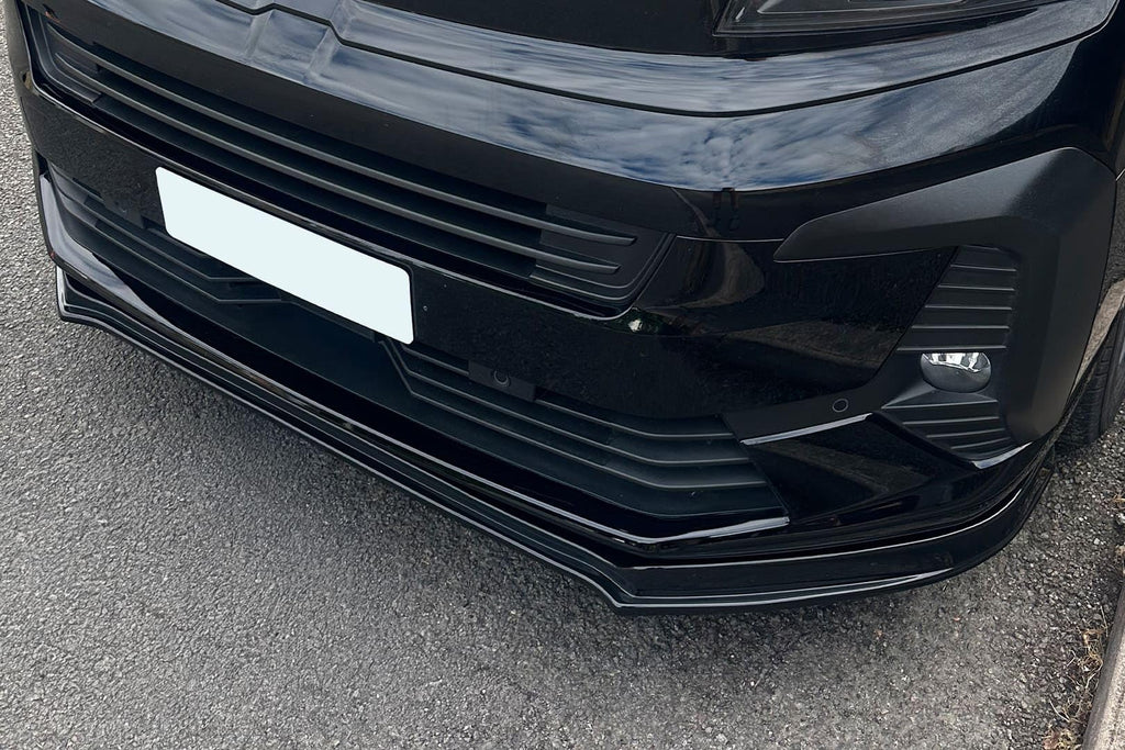 Front Bumper Splitter For Peugeot Expert & Traveller (2017 Onwards)