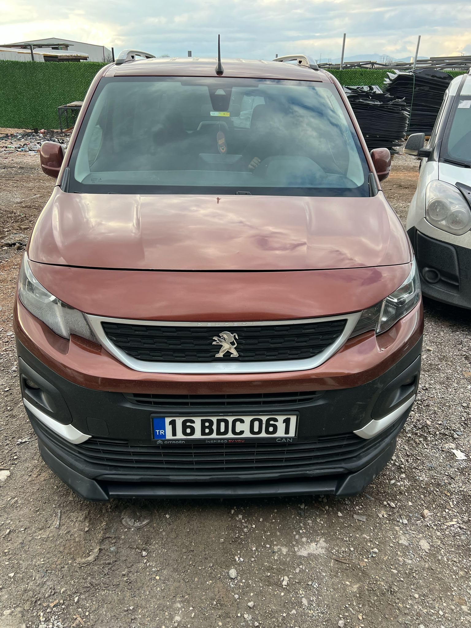 Compatible with Peugeot Partner Front Bumper Splitter Spoiler Lip (2018 Onwards)