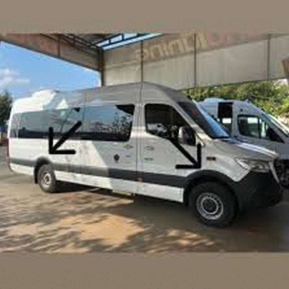 Wheel Arch Cover Trims 4 Pcs Set Compatible with Mercedes Sprinter W906 (2006-2018) & VW Crafter (2006-2017)