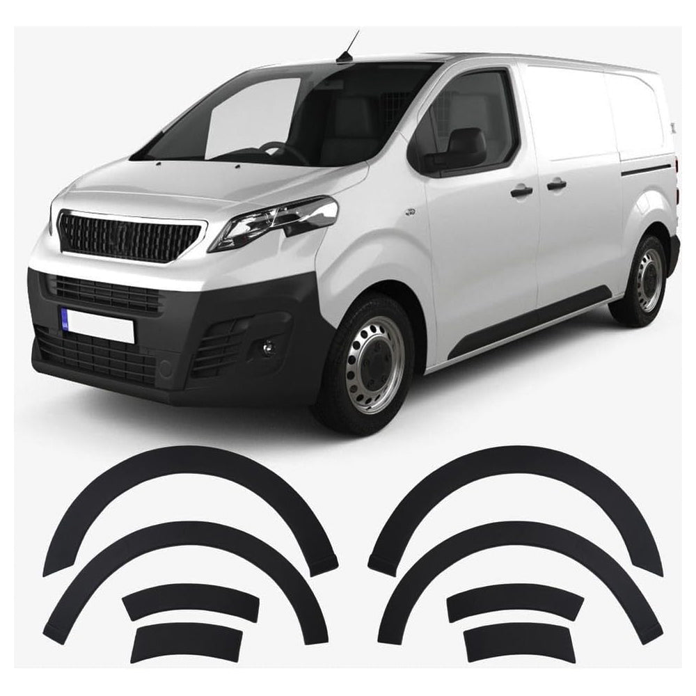 8-Piece Wheel Arch Trims Set - Compatible with Vauxhall Vivaro C (2019 Onwards)