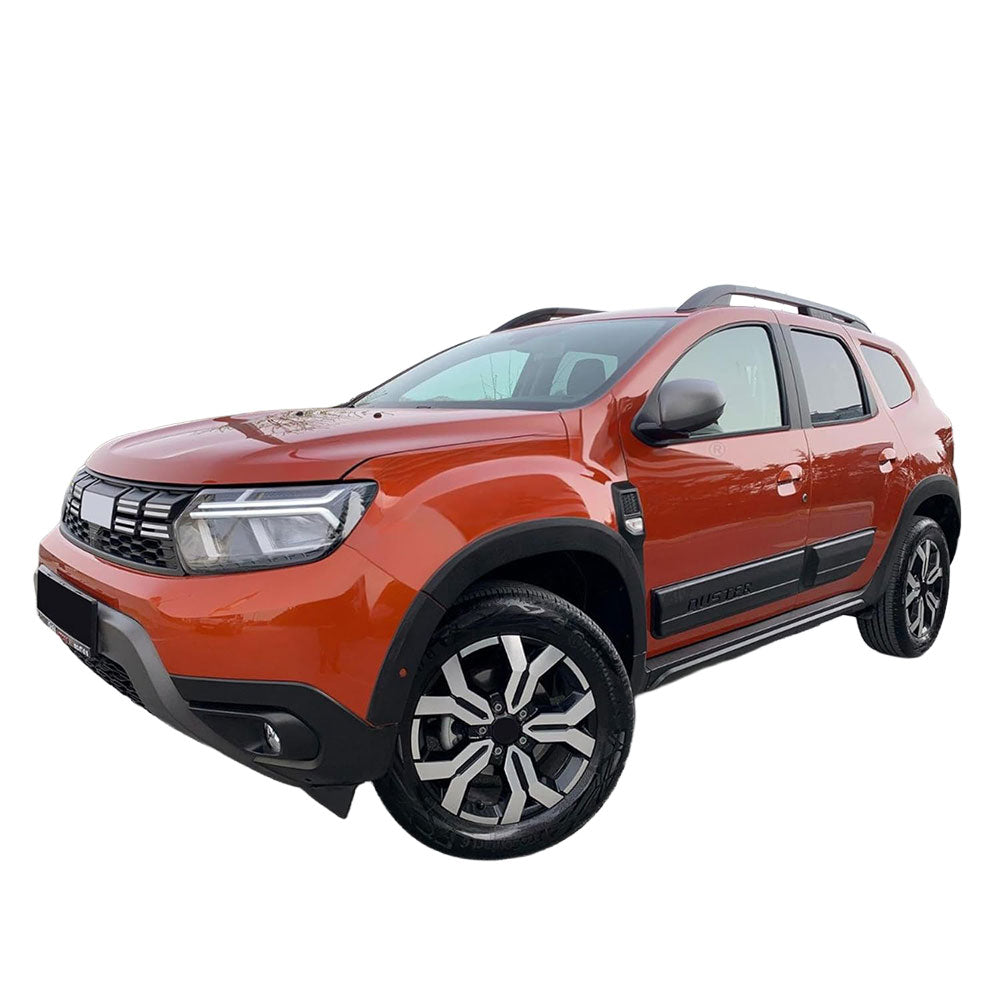Side Door Protector Claddings Compatible with Dacia Duster 2018-2023 - 4 Pcs Black ABS Body Trim Set