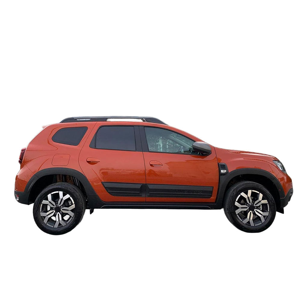 Side Door Protector Claddings Compatible with Dacia Duster 2018-2023 - 4 Pcs Black ABS Body Trim Set