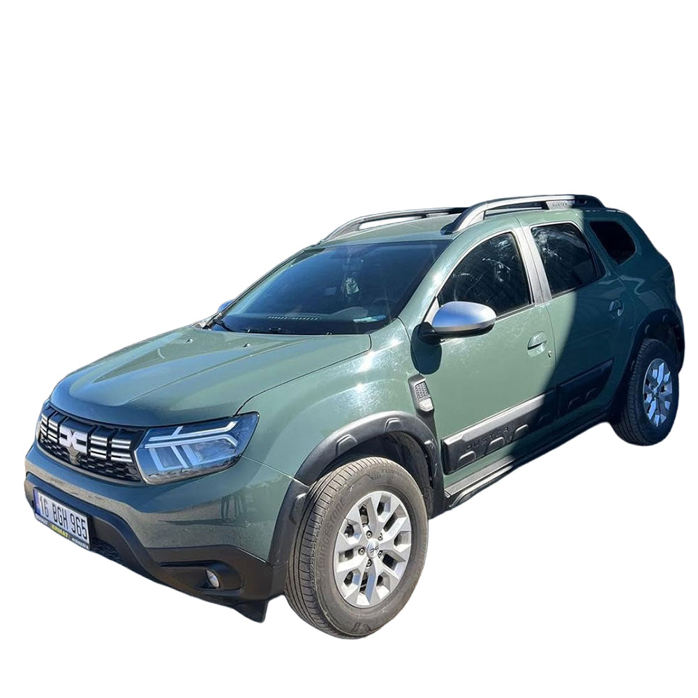 Side Door Moulding Protectors Compatible with Dacia Duster 2010-2017 - 4 Pcs Black ABS Plastic Body Kit Trim