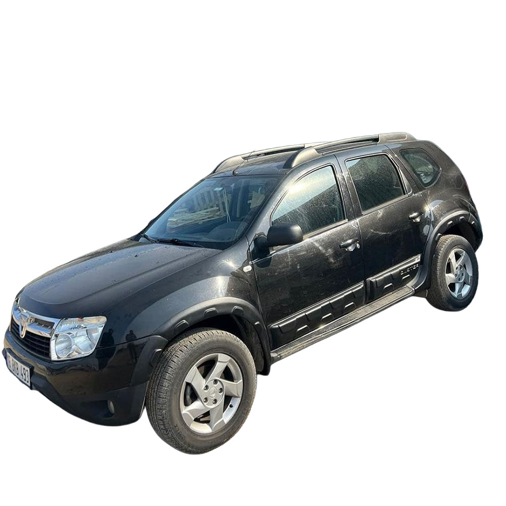 Side Door Moulding Protectors Compatible with Dacia Duster 2010-2017 - 4 Pcs Black ABS Plastic Body Kit Trim