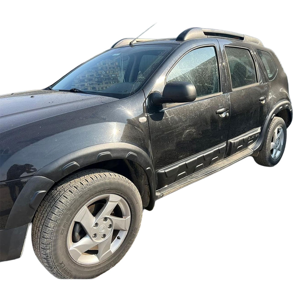 Side Door Moulding Protectors Compatible with Dacia Duster 2010-2017 - 4 Pcs Black ABS Plastic Body Kit Trim