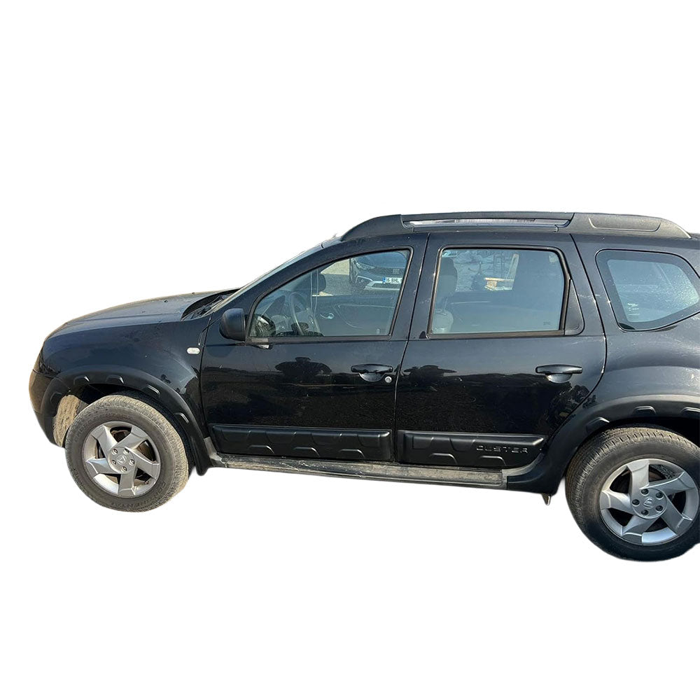 Side Door Moulding Protectors Compatible with Dacia Duster 2010-2017 - 4 Pcs Black ABS Plastic Body Kit Trim