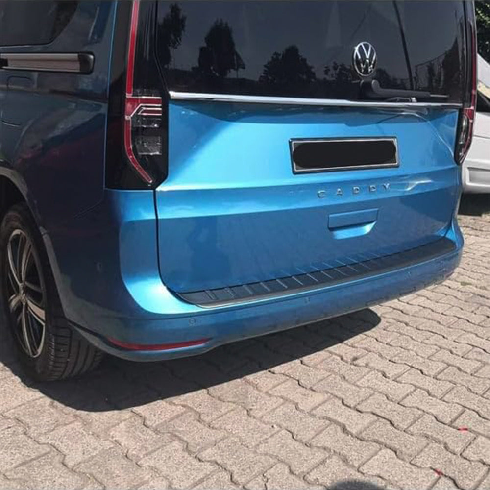 Matte Black Rear Bumper Protector - Compatible with Ford Transit Connect & Tourneo (2023+ New Shape)
